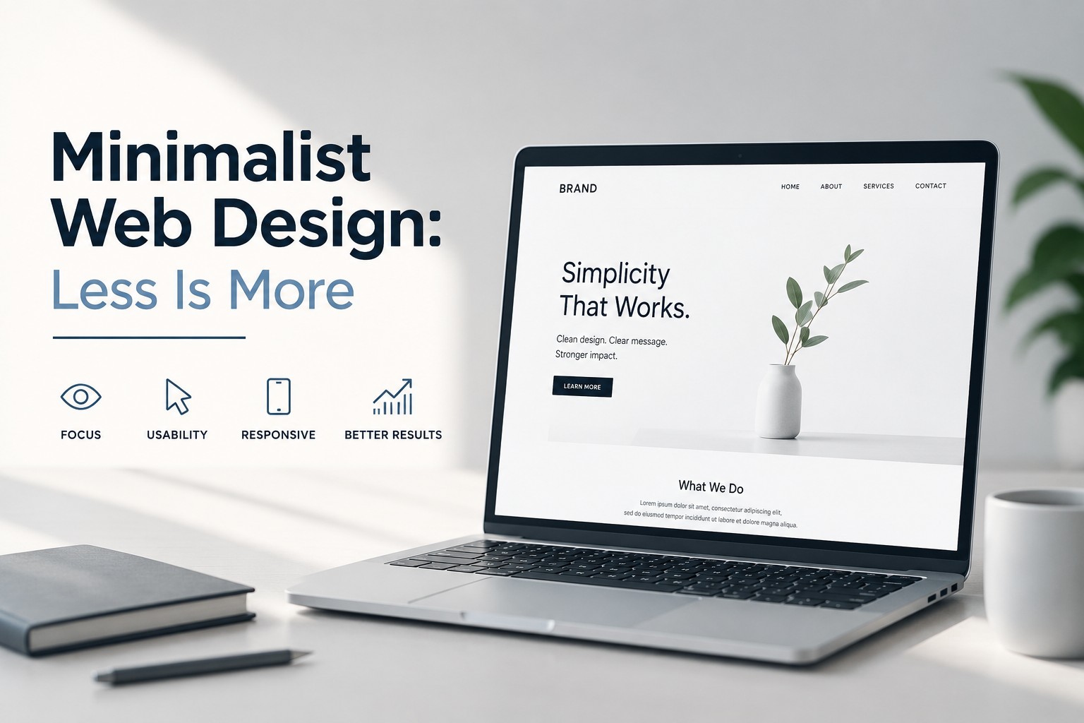 Minimalist Web Design Less Is More